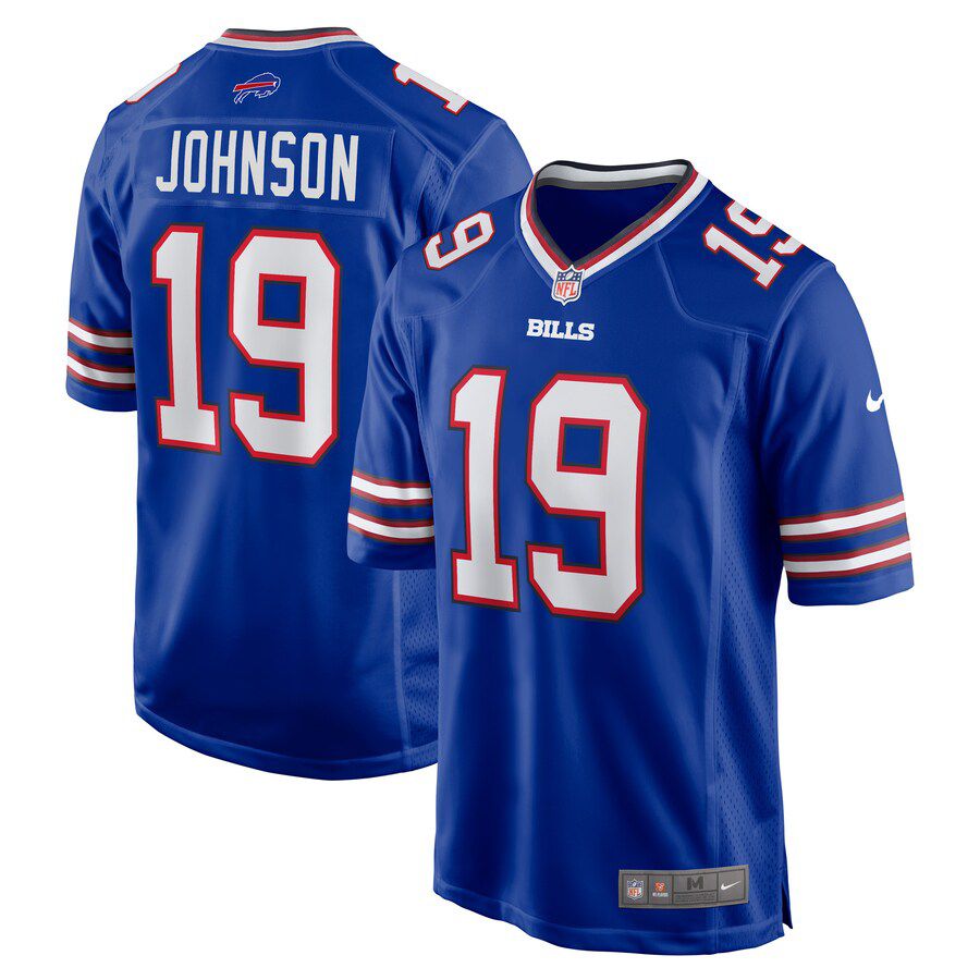 Men Buffalo Bills #19 KeeSean Johnson Nike Royal Home Game Player NFL Jersey